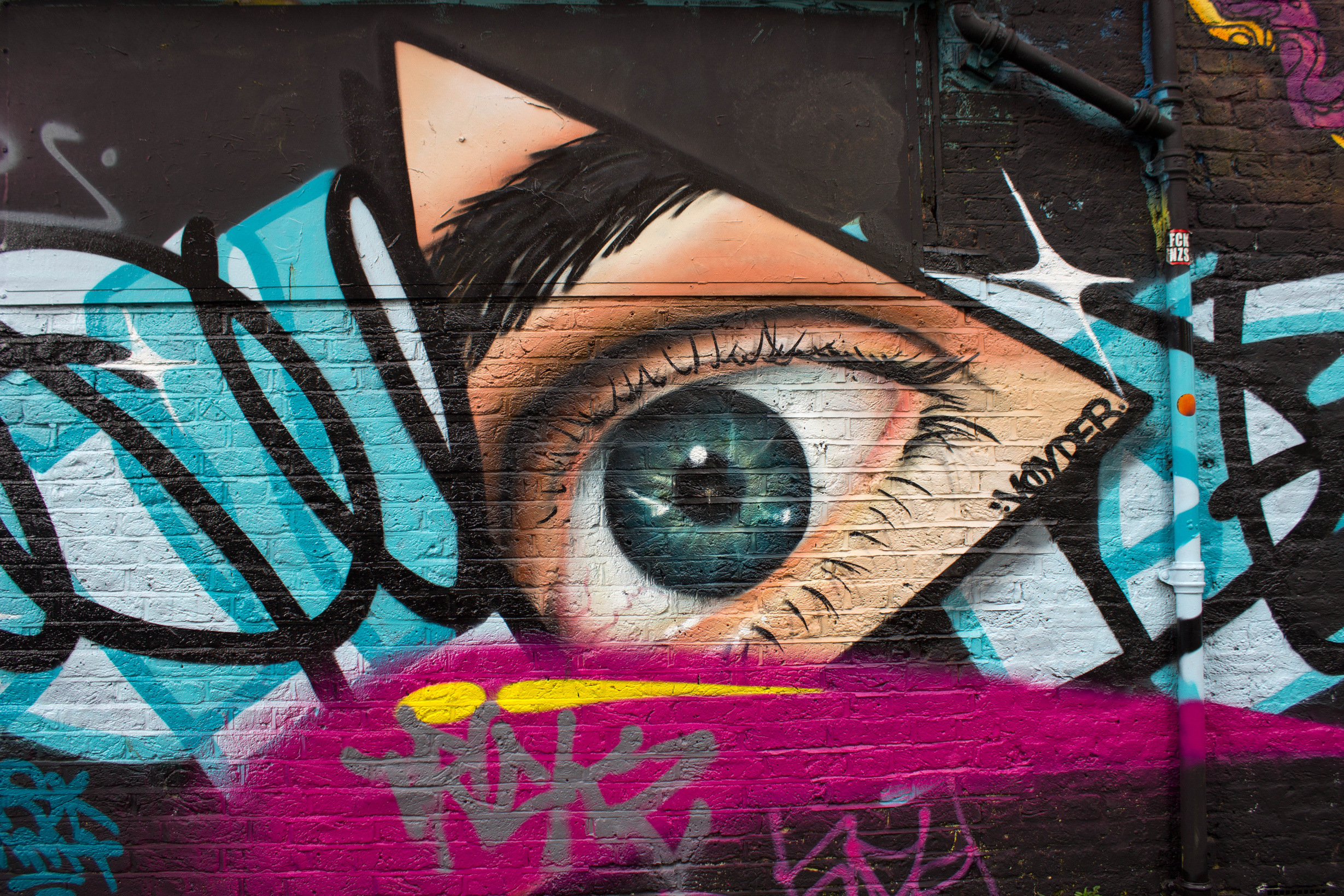 Eye Graffiti in London